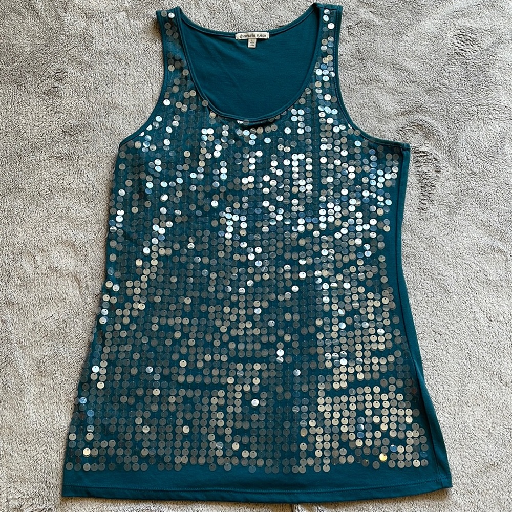 Large Sequin top. Perfect for summer